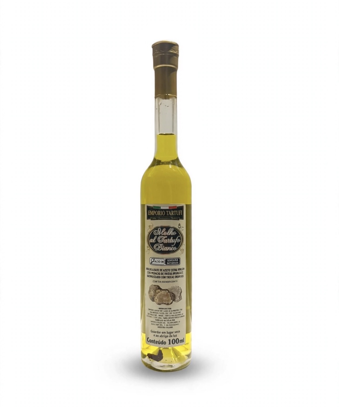 Azeite de Trufa Branca com pedaços - 100ml