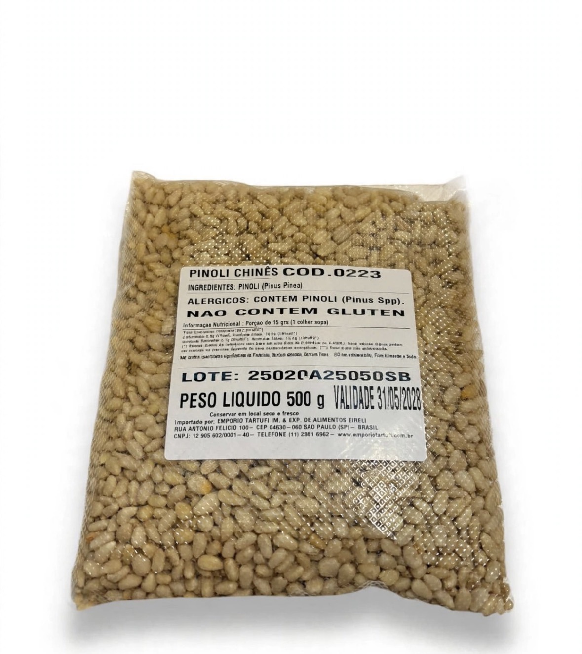 Pinoli Chinês - Sacola 500g